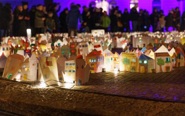 Razsvetljena zaključna slovesnost EPK