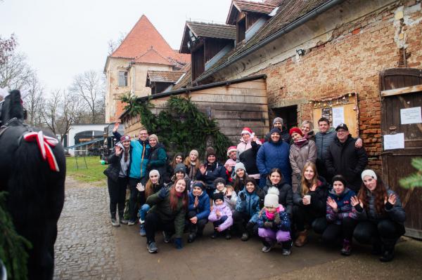 FOTO: Blagoslov konj v znamenju zdravja in varnih poti v novo leto