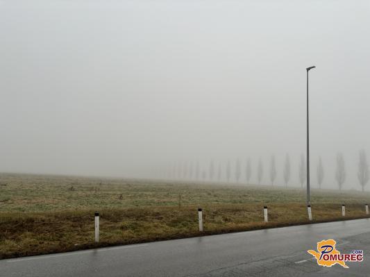 Čaka nas oblačno vreme z meglo in rahlimi padavinami