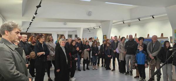 FOTO: Ljutomerska galerija v znamenju miru in mladih talentov