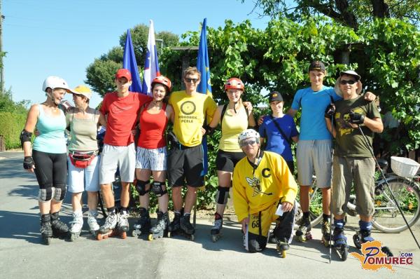 FOTO: Beltinško občino prehodili, prekolesarili in prerolali