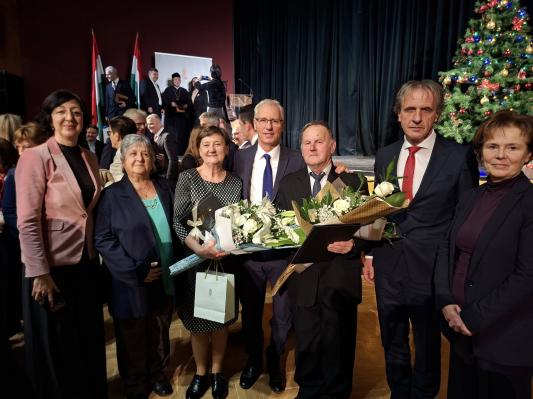 Porabski Slovenec Alojz Hanžek prejemnik nagrade, ki jo podeljuje madžarska vlada