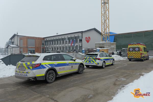 FOTO in VIDEO: Na Srednji zdravstveni šoli Murska Sobota incident z nožem