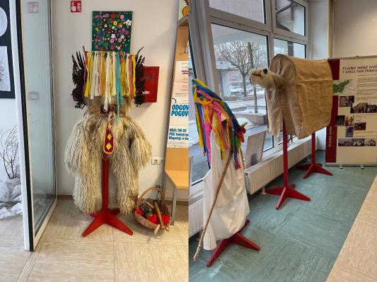 FOTO: Ptujske maske gostujejo v Gornji Radgoni