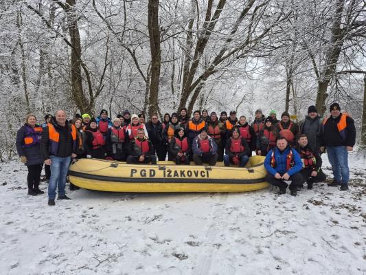 FOTO: Gasilci so pripravili drugi memorialni Tunekov spust po reki Muri