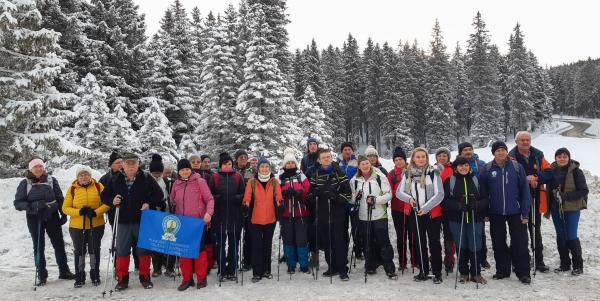 FOTO: Uspešno izpeljali tradicionalni pohod Po poteh Pohorskega bataljona