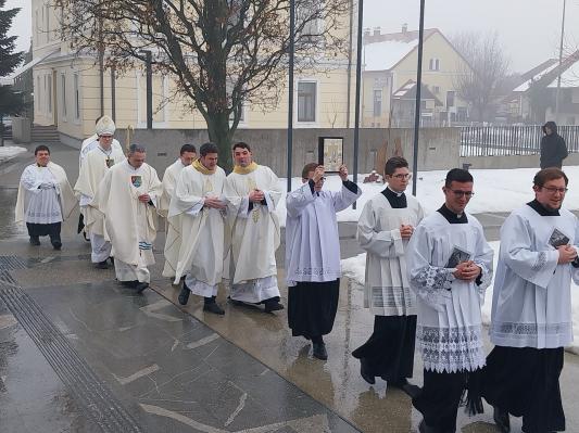 FOTO: Edini bogoslovec soboške škofije stopa korak bližje duhovništvu