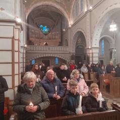 FOTO: Svečnica v Župniji Sveti Jurij v Prekmurju v znamenju svetlobe in vere