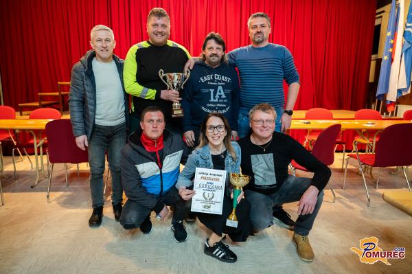 FOTO in VIDEO: Na Cankovi izpeljan zaključni turnir Goričke lige v kartanju šnopsa