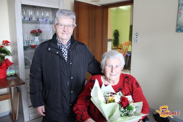 FOTO: Pepika Cimerman iz Grab praznovala častitljivih 100 let