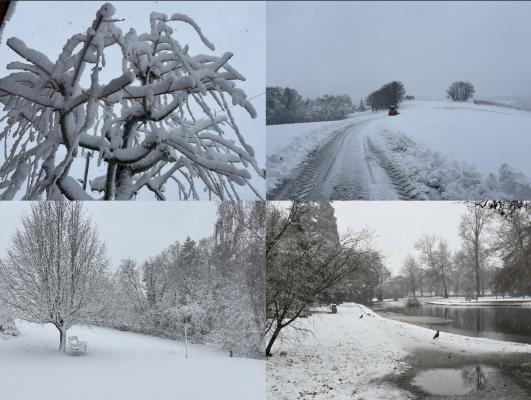 VIDEO: Pomurje v primežu snega