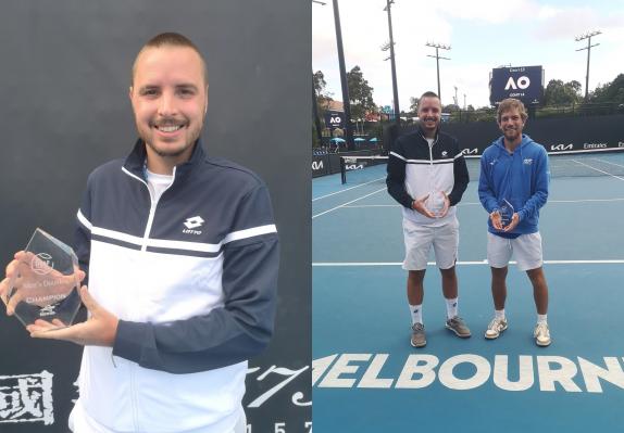 Kegl v konkurenci gluhih v Melbournu do zmage med dvojicami