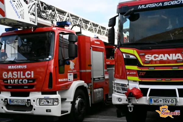 Poklicni gasilci napovedujejo stavko