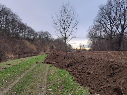 Gradbena dela ob Ščavnici zaprla priljubljene sprehajalne poti