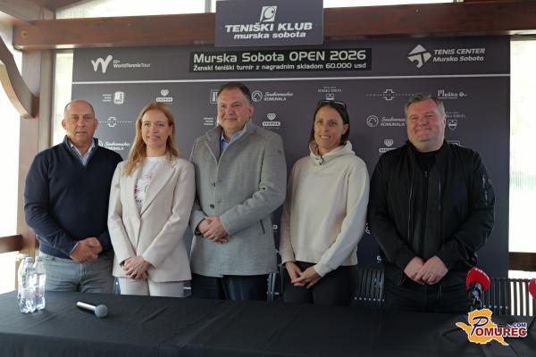 FOTO in VIDEO: Murska Sobota znova v središču mednarodnega tenisa