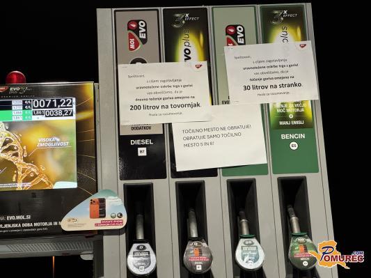 Kje po Pomurju zmanjkuje goriva? To so lokacije ...
