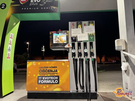 FOTO: Mol in Shell omejila točenje goriva tudi v Pomurju
