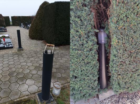 FOTO: Pomursko pokopališče tarča vandalov, zadevo obravnava policija