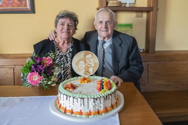 Prleka Tončka in Pepek po 65 letih še vedno skupaj