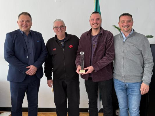 Murska Sobota nagradila izjemne dosežke Marina Kegla