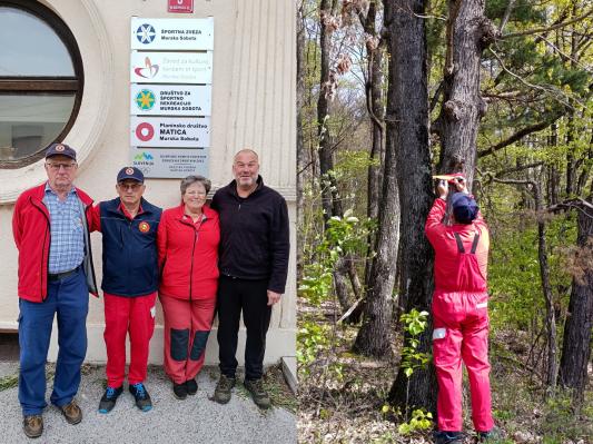 FOTO: Prostovoljci poskrbeli za sanacijo poti na Goričkem