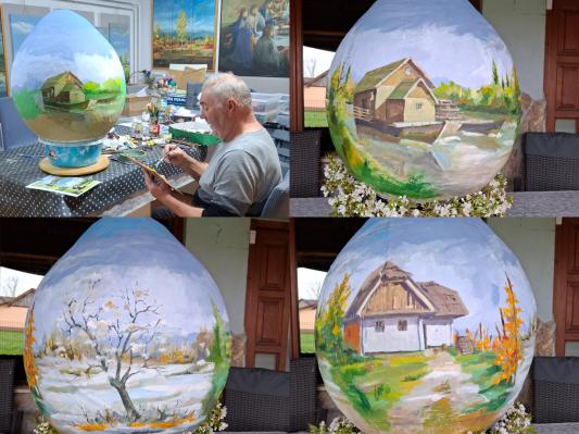 FOTO: Od pomladi do zime: simbolna zgodba zakoncev Kosednar