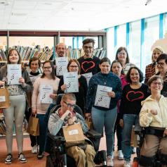 FOTO: Rekordni odziv na Karolinino bralno značko, osvojilo jo je kar 109 udeležencev