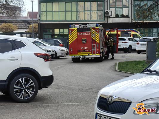 FOTO: Na Vrtni ulici so posredovali gasilci