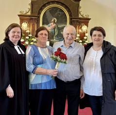 FOTO: Zlata poroka na Goričkem, 50 let ljubezni Milene in Franca