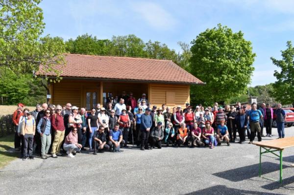 FOTO: Več kot 70 pohodnikov raziskovalo Goričko