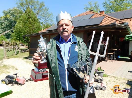 FOTO: Na Moti okronali novega ribiškega carja Ribiške družine Ljutomer