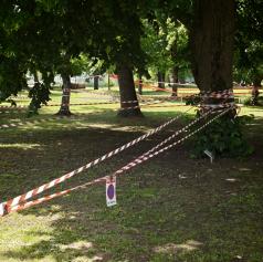 FOTO in VIDEO: Murska Sobota se pripravlja na veliko maturantsko rajanje, mesta v parku so že rezervirana