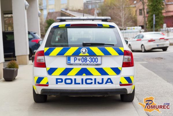 Kršitelj se med policijsko intervencijo ni pomiril, policisti so ga pridržali