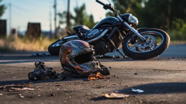 Izven naselja Rakičan se je poškodoval voznik motornega kolesa