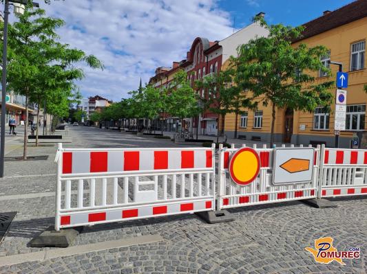 FOTO: V središču Murske Sobote zaprt del ulice, razlog pa ...