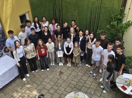 FOTO: Ljutomerska županja sprejela najuspešnejše učence in mlade glasbenike