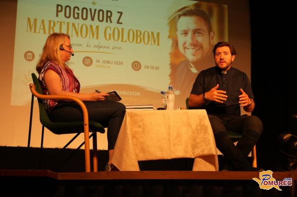 FOTO in VIDEO: Priljubljeni duhovnik Martin Golob gostoval v Prlekiji