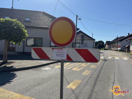 Cesta med Mlajtinci in Ivanci je zaprta