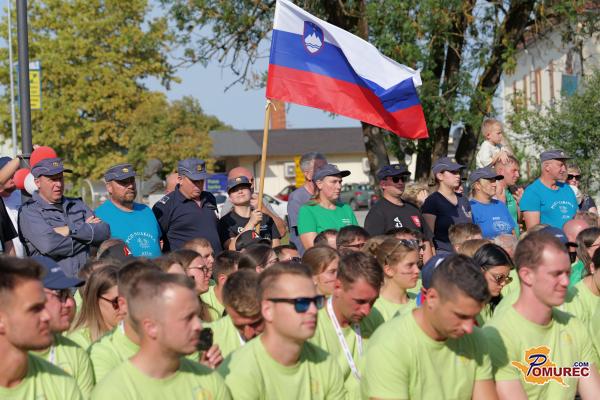 FOTO in VIDEO: Na Cankovi pripravili prisrčen sprejem za gasilske olimpijce
