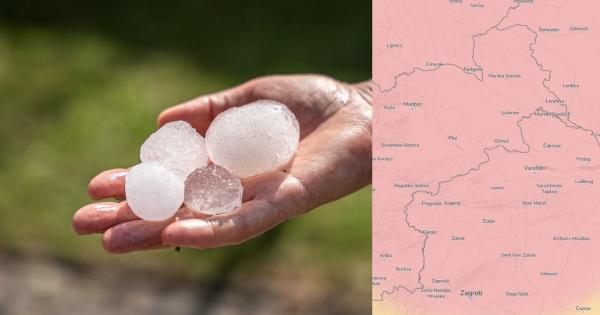 Pomurje lahko zvečer zajamejo hude nevihte, izdan je alarm