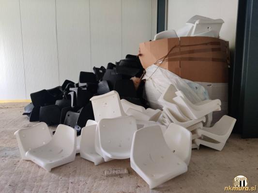 Nova tribuna na Fazaneriji bo kmalu dobila sedeže
