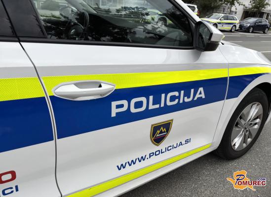 Pomurski policist pomagal občanki in jo pospremil do bolnišnice