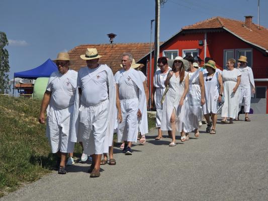 FOTO: Mekotnjak se je za en dan vrnil v čas Rimljanov