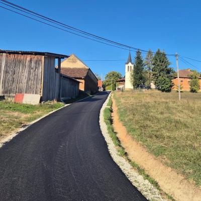 FOTO: V Lončarovcih uredili še preostale cestne odseke