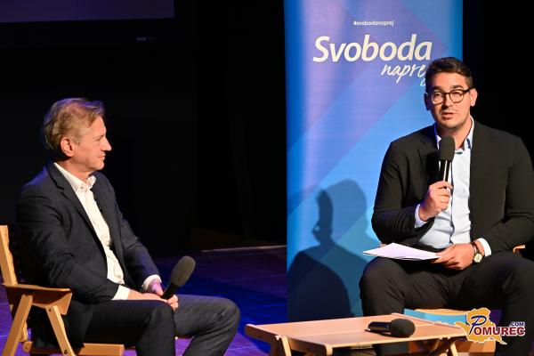 FOTO: Golob v Murski Soboti o prihodnosti Pomurja, naložbah in aktualni politiki