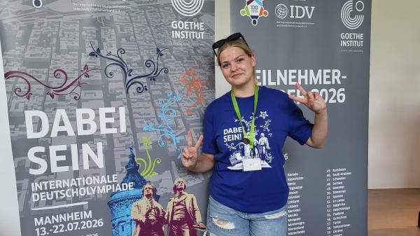 FOTO: Ljutomerska gimnazijka Kristina Menhart navdušila v Mannheimu