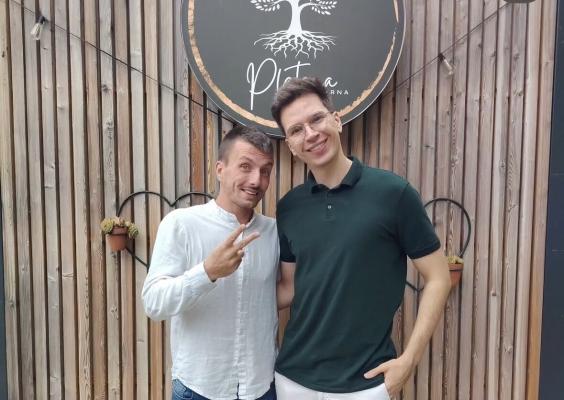 Na Goričkem se je mudil znani vplivnež in tekmovalec MasterChefa