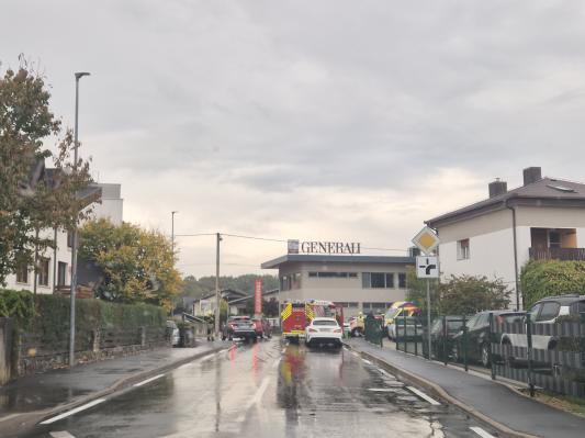FOTO: Prometna nesreča v Murski Soboti, na kraju gasilci in reševalci