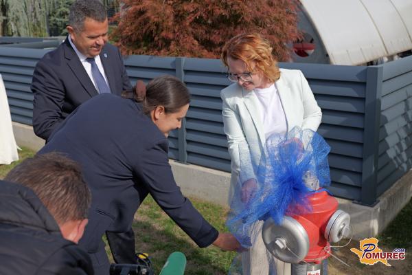 FOTO in VIDEO: Ob meji odprli novi vodovod, ki bo izboljšal oskrbo s pitno vodo