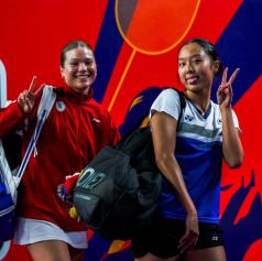 FOTO: Pomurka na svetovnem prvenstvu v badmintonu, pomerila se je z nasprotniki s treh celin